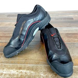 1997 Nike Zoom Tiger Woods Gore-Tex Black Red Sz 10 183166-001 Rare Golf Vintage